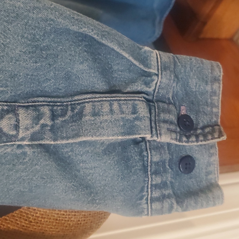 Denim Woman Shirt with Cartoon Disney Characters XL  #410 - Picture 4 of 7